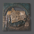 Medal 750 - lecie Lokacji Miasta Krakowa, /awers/, 2005, brąz, 15,5 x 15 cm